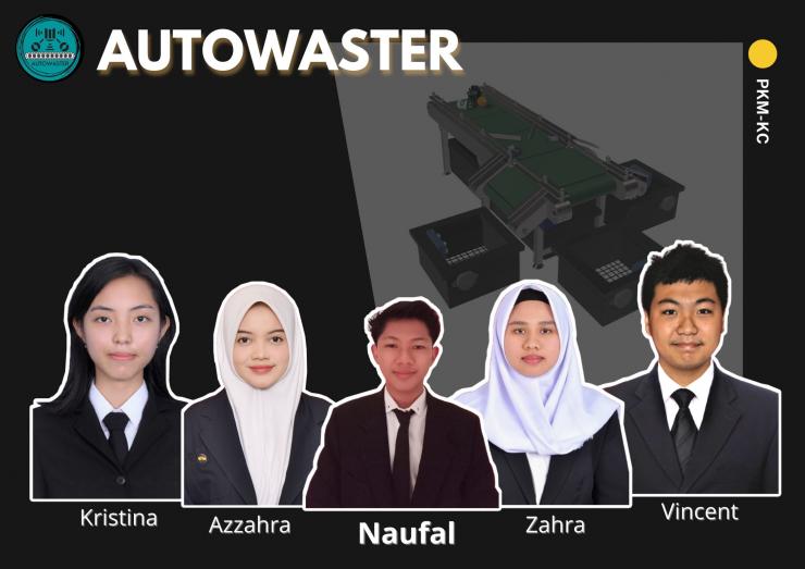 autowaster teknologi pemilah sampah mahasiswa ub