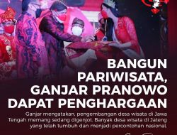 Ganjar Pranowo; Diganjar Penghargaan Trisakti Tourism Award 2021