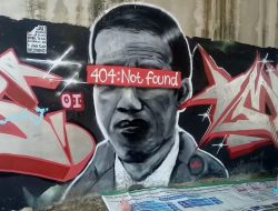 Dianggap Lecehkan Lambang Negara, Kreator Mural Jokowi “404 Not Found” Diburu Polisi