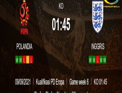 Link Live Streaming Polandia vs Inggris