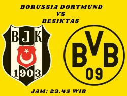 Disini! Link Live Streaming Borussia Dortmund vs Besiktas