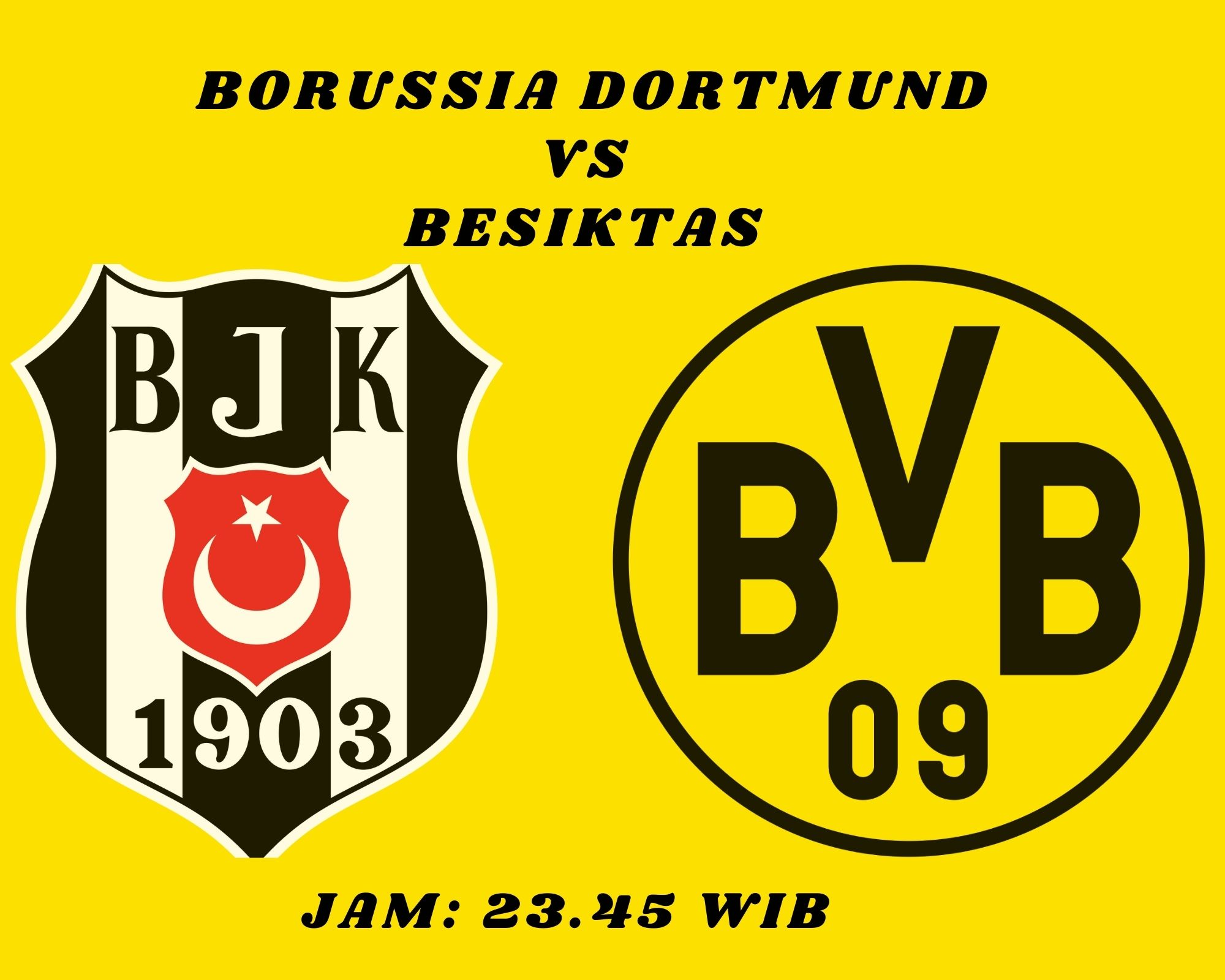 Streaming Borussia Dortmund vs Besiktas