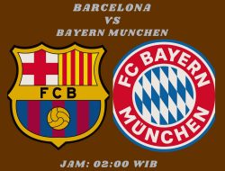 Disini! Link Live Streaming Barcelona vs Bayern Munchen