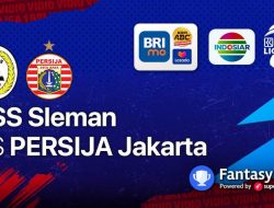 Berikut Link Live Streaming Persija vs PSS Sleman