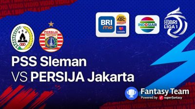 Berikut Link Live Streaming Persija vs PSS Sleman