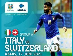 Berikut Link Live Streaming Swiss vs Italia