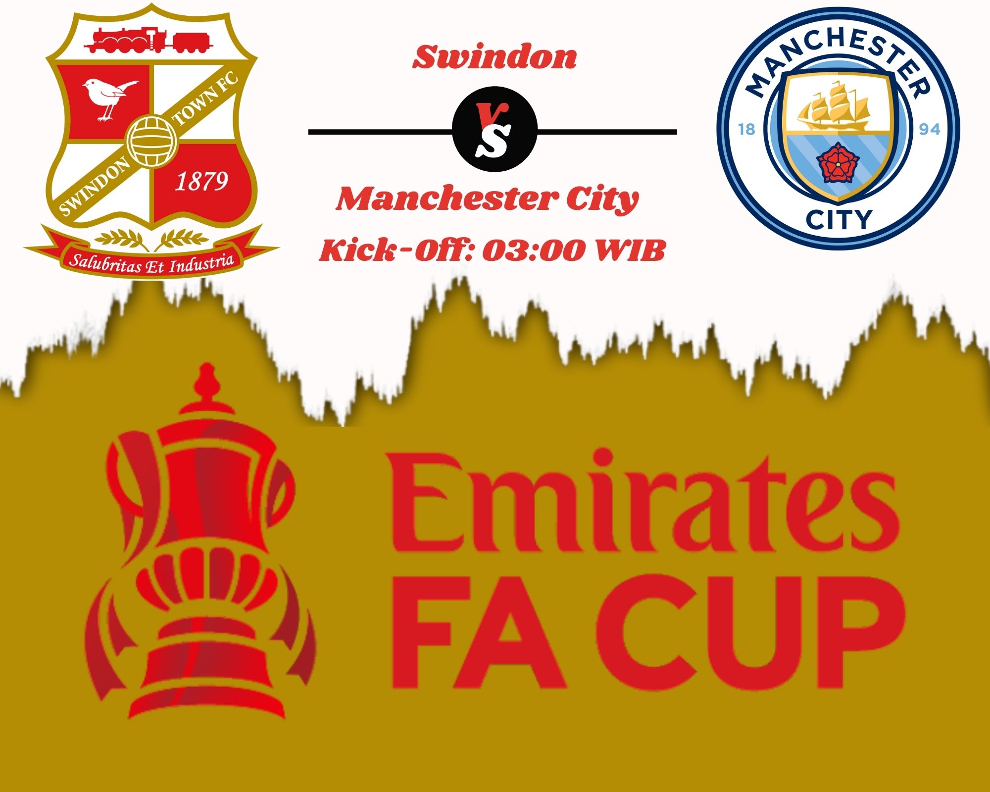 Link Live Streaming Swindon vs Manchester City