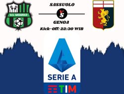 Link Live Streaming Sassuolo vs Genoa Verona, Pukul 22:30 WIB