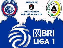 Link Live Streaming Arema FC vs PSS Sleman, Pukul 17:45 WIB