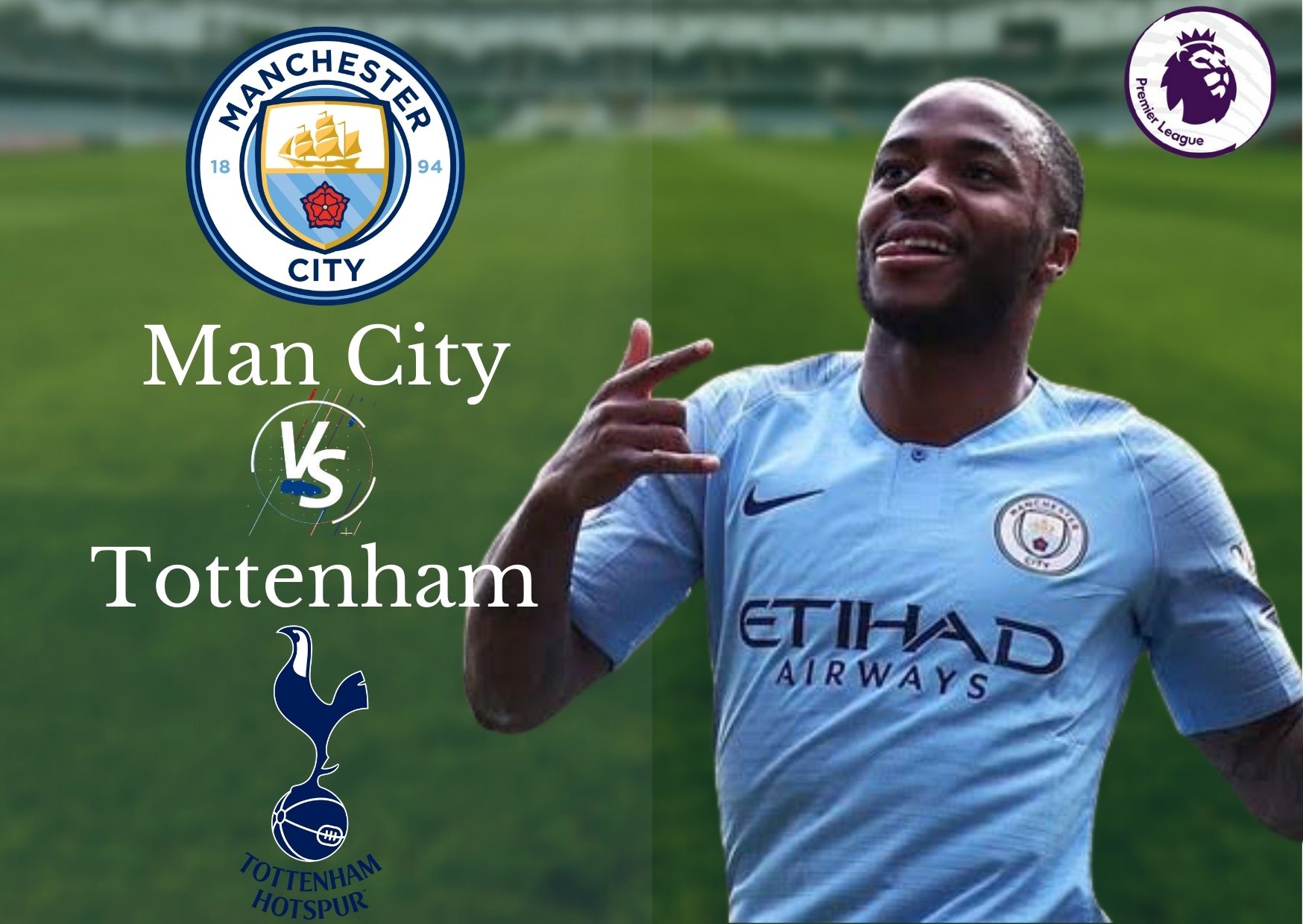 Link Live Streaming Manchester City vs Tottenham di Liga Inggris