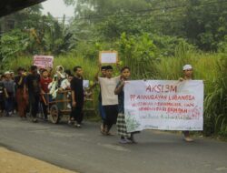 Peduli Lingkungan, Santri Annuqayah Lakukan Aksi Tolak Sampah Plastik