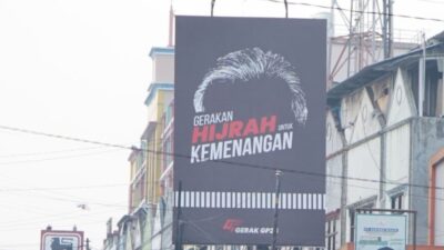 Spanduk Gerakan Hijrah Kemenangan Bermunculan di Tanah Jawa