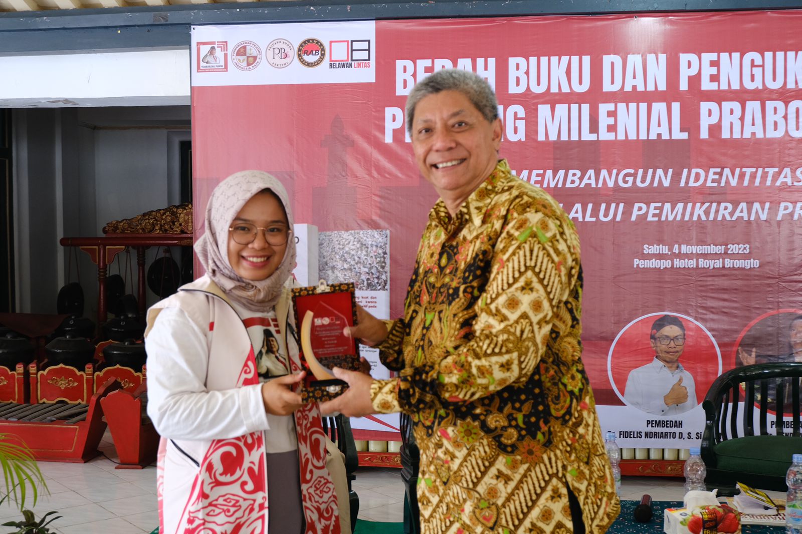 Bedah Buku dan Pengukuhan DPD Pejuang Milenial Prabowo Se-DI. Yogyakarta