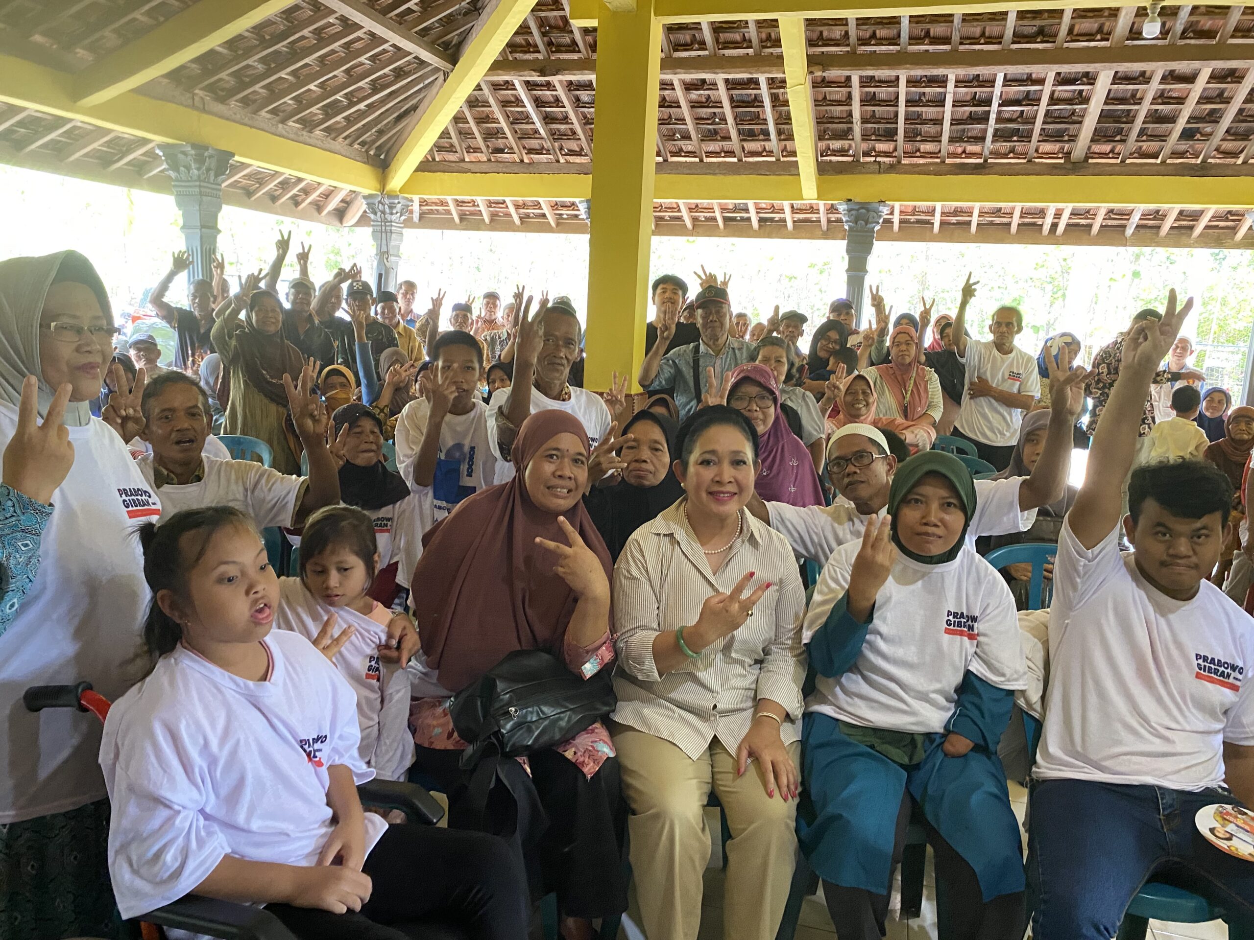 Penyandang Disabilitas Karangmojo Doakan Titiek Soeharto Jadi Anggota DPR RI di Pileg 2024