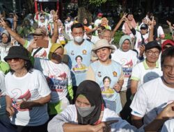Titiek Soeharto Gelar Senam Sehat dan Pemeriksaan Kesehatan Gratis untuk Warga Suryodiningratan