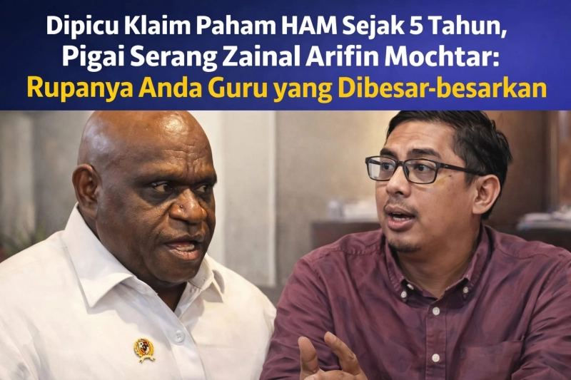 Natalius Pigai Serang Zainal Arifin Mochtar: Rupanya Anda Guru yang Dibesar- besarkan - KilatNews.co